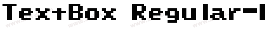 TextBox Regular字体转换